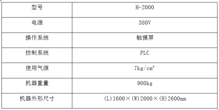 臥式濾芯對(duì)接機(jī)技術(shù)參數(shù)